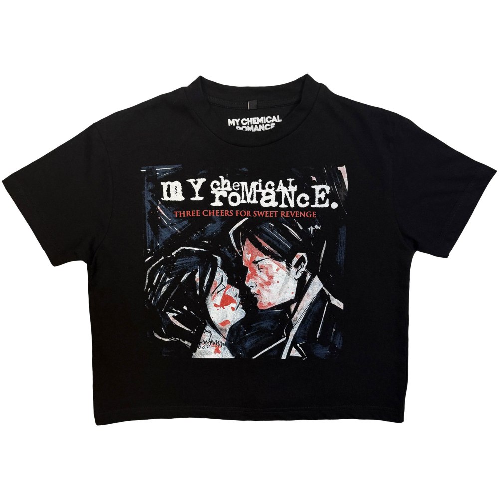 My Chemical Romance - Three Cheers Crop top - Black